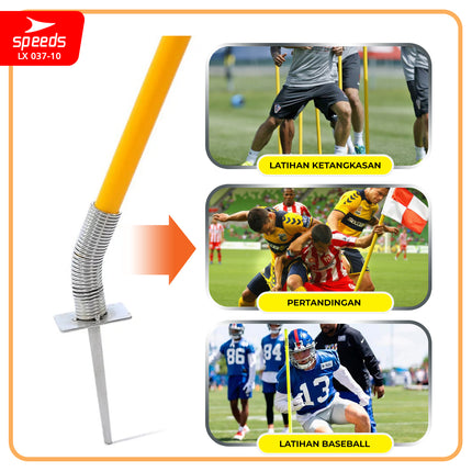 SPEEDS Stick Base Pegas Penahan Stik Tongkat Kelincahan Agility Training Spring Base 037-10