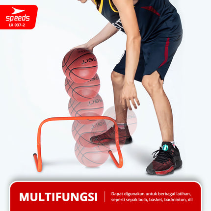 SPEEDS Hurdle Alat Melatih Reflek Dan Lompatan Alat Latih Sepak Bola Atlit Traning 037-2