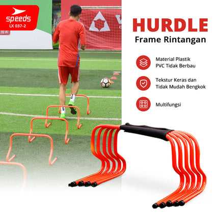 SPEEDS Hurdle Alat Melatih Reflek Dan Lompatan Alat Latih Sepak Bola Atlit Traning 037-2