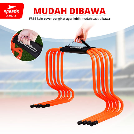 SPEEDS Hurdle Alat Melatih Reflek Dan Lompatan Alat Latih Sepak Bola Atlit Traning 037-3