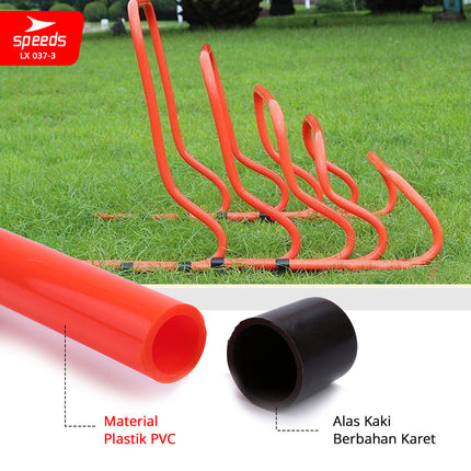 SPEEDS Hurdle Alat Melatih Reflek Dan Lompatan Alat Latih Sepak Bola Atlit Traning 037-3