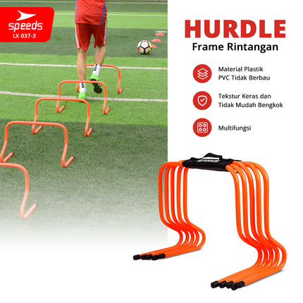 SPEEDS Hurdle Alat Melatih Reflek Dan Lompatan Alat Latih Sepak Bola Atlit Traning 037-3