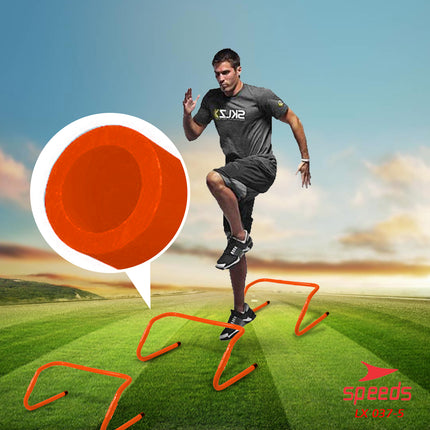 SPEEDS Hurdle Alat Melatih Reflek Lompatan Latihan Sepak Bola Dewasa Latihan Isi 5pcs 037-5