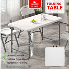 SPEEDS Meja Lipat Plastik Folding Table Indoor Outdoor Piknik Pameran Serbaguna Besar Meja Makan 038-2