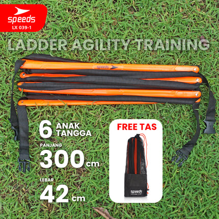 SPEEDS Agility Speed Ladder Drills training Tangga Kelincahan Ketangkasan Outdoor Latihan Atlit 039-1