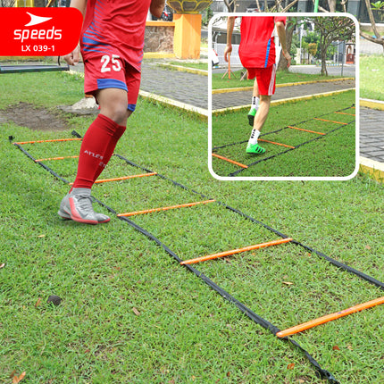 SPEEDS Agility Speed Ladder Drills training Tangga Kelincahan Ketangkasan Outdoor Latihan Atlit 039-1