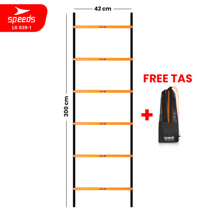 SPEEDS Agility Speed Ladder Drills training Tangga Kelincahan Ketangkasan Outdoor Latihan Atlit 039-1