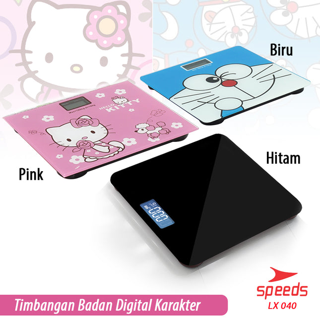SPEEDS Kids Mini Digital Cartoon Design Body Weight Scale 180 KG 040-11