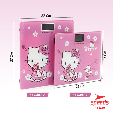 SPEEDS Timbangan Badan Anak Mini Digital Design Kartun 180 KG 040-11