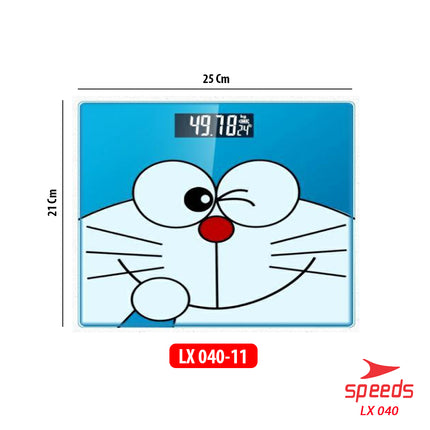 SPEEDS Timbangan Badan Anak Mini Digital Design Kartun 180 KG 040-11