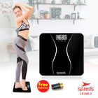 SPEEDS Timbangan Badan Digital180kg scale kaca Berat  Mini Max Original Impor 040-3