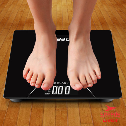 SPEEDS Timbangan Badan Digital180kg scale kaca Berat  Mini Max Original Impor 040-3