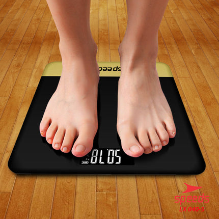 SPEEDS Timbangan Badan Digital 180kg scale kaca Berat  Mini Max 040-5