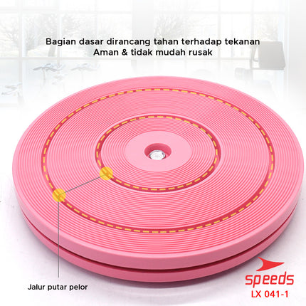 SPEEDS Magnetic Trimmer Jogging Body Plate Waist Twisting Alat Bakar Lemak LX 041-1