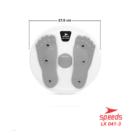 SPEEDS Magnetic Trimmer Jogging Body Plate Waist Twisting Pelangsing Tubuh Perut LX 041-3