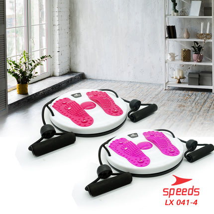 SPEEDS Magnetic Trimmer Jogging Body Plate Waist Twisting Dengan Tali Pengecil Pinggang LX 041-4