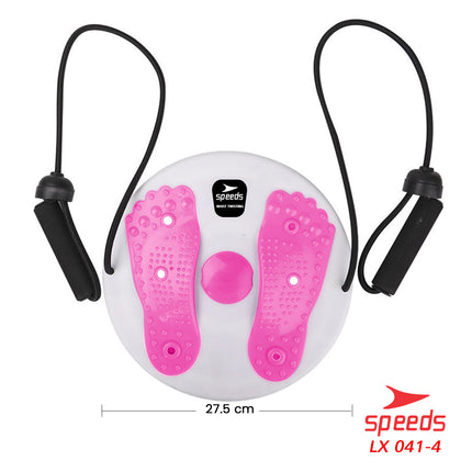 SPEEDS Magnetic Trimmer Jogging Body Plate Waist Twisting Dengan Tali Pengecil Pinggang LX 041-4