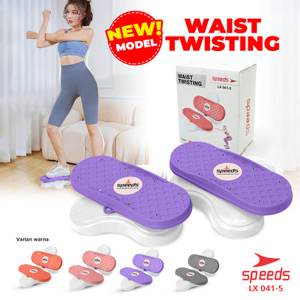 SPEEDS Waist Twisting Separated Legs Home Fitness Equipment Abdomen and Thigh Slimming Magnetic Trimmer 041-5