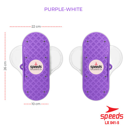 SPEEDS Waist Twisting Separated Legs Home Fitness Equipment Abdomen and Thigh Slimming Magnetic Trimmer 041-5