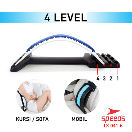 SPEEDS Alat Pijat Punggung Backbone Strecher Back Massage Fitness Equipment LX 041-6
