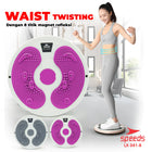 SPEEDS Magnetic Trimmer Jogging Body Plate Waist Twisting Alat Bakar Lemak 041-8