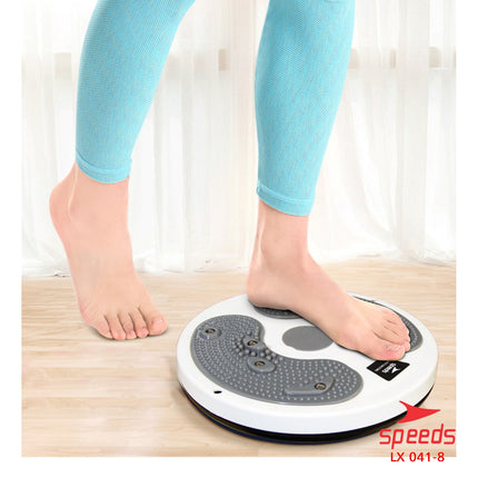 SPEEDS Magnetic Trimmer Jogging Body Plate Waist Twisting Alat Bakar Lemak 041-8