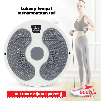 SPEEDS Magnetic Trimmer Jogging Body Plate Waist Twisting Alat Bakar Lemak 041-8