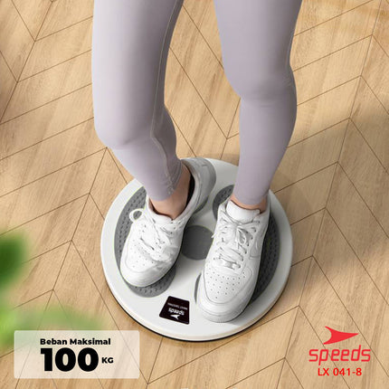SPEEDS Magnetic Trimmer Jogging Body Plate Waist Twisting Alat Bakar Lemak 041-8
