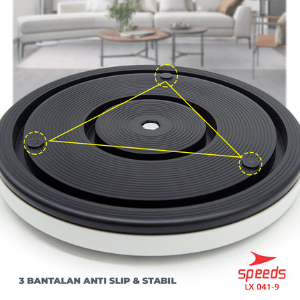 SPEEDS Magnetic Trimmer Jogging Body Plate Equipped with Waist Twisting Rope Waist Twister 041-9