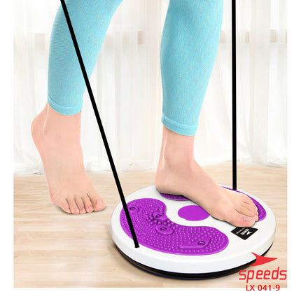 SPEEDS Magnetic Trimmer Jogging Body Plate Equipped with Waist Twisting Rope Waist Twister 041-9