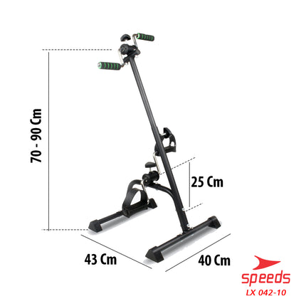 SPEEDS Pedal Exerciser Sepeda Statis Terapi Untuk Kaki dan Tangan, Stroke 042-10