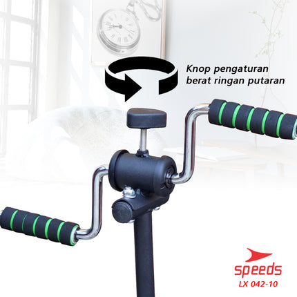 SPEEDS Pedal Exerciser Sepeda Statis Terapi Untuk Kaki dan Tangan, Stroke 042-10