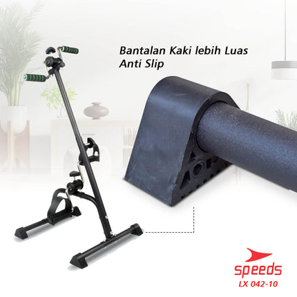 SPEEDS Pedal Exerciser Sepeda Statis Terapi Untuk Kaki dan Tangan, Stroke 042-10