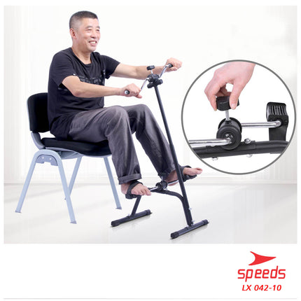 SPEEDS Pedal Exerciser Sepeda Statis Terapi Untuk Kaki dan Tangan, Stroke 042-10