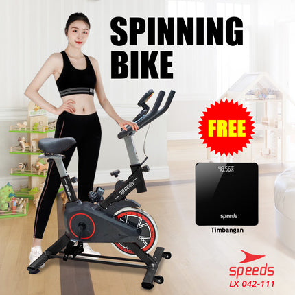 SPEEDS Sepeda Olahraga Spinning Sepeda Fitness Alat Fitness Elliptical New Model 042-111