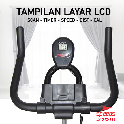 SPEEDS Sepeda Olahraga Spinning Sepeda Fitness Alat Fitness Elliptical New Model 042-111