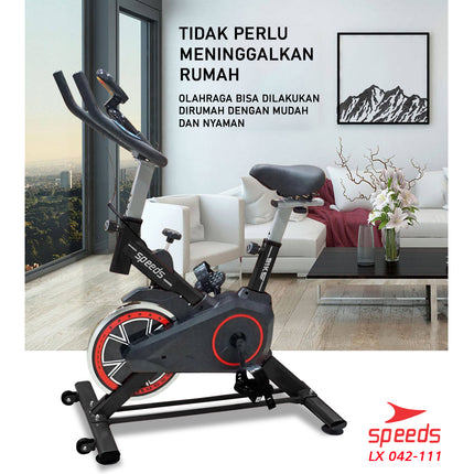SPEEDS Sepeda Olahraga Spinning Sepeda Fitness Alat Fitness Elliptical New Model 042-111