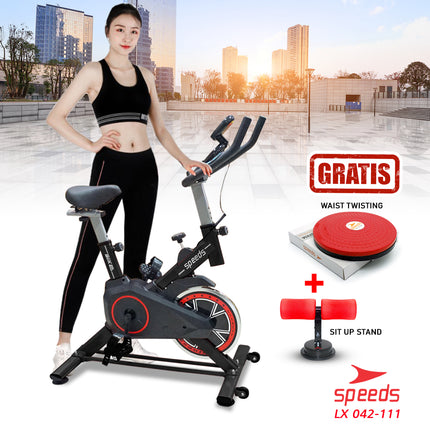 SPEEDS Sepeda Olahraga Spinning Sepeda Fitness Alat Fitness Elliptical New Model 042-111