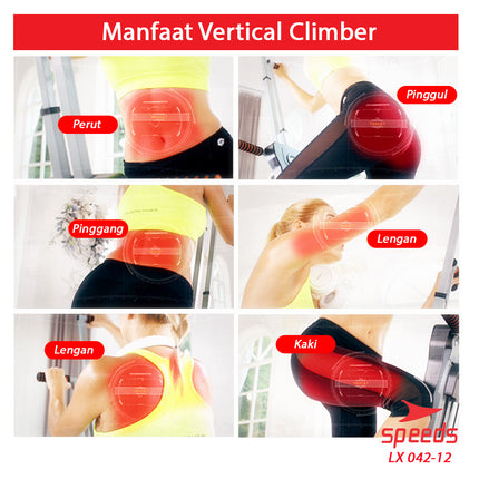 SPEEDS Vertical Climber Fitness Equipment Mountain Climbing Vertical Climbers 042-12
