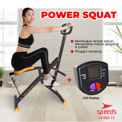 SPEEDS Power Squat Fitness Equipment Fitness Bike Power Rider Squat 042-13