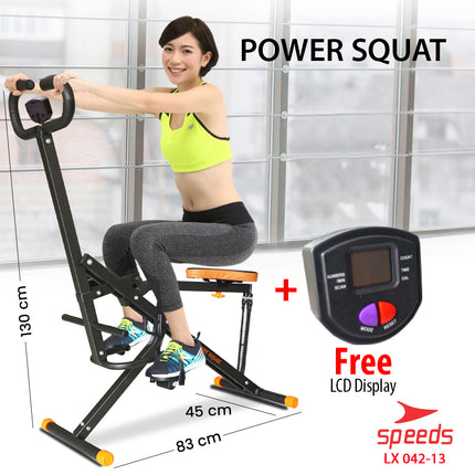 SPEEDS Power Squat Fitness Equipment Fitness Bike Power Rider Squat 042-13