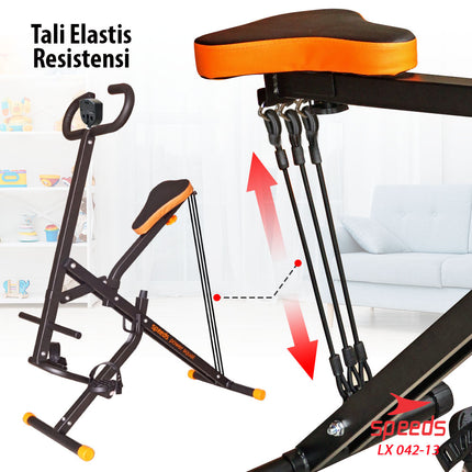 SPEEDS Power Squat Fitness Equipment Fitness Bike Power Rider Squat 042-13