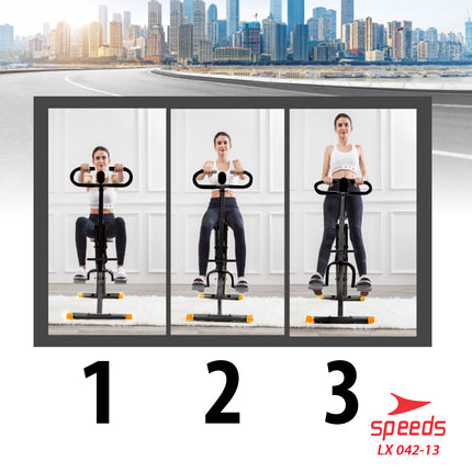SPEEDS Power Squat Fitness Equipment Fitness Bike Power Rider Squat 042-13