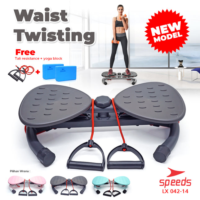 SPEEDS Waist Twisting Fitness Equipment Exercise Plate Slimming Fat Waist Twister Outdoor Indoor 042-14