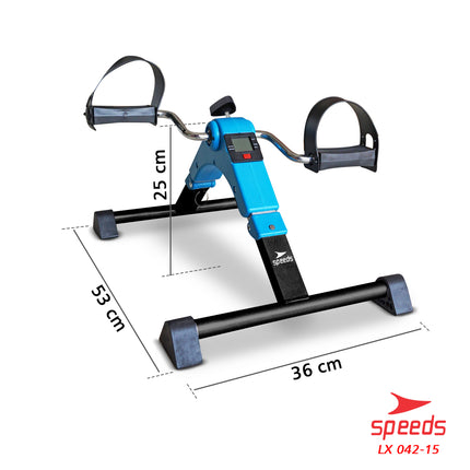 SPEEDS Portable Therapy Static Bike Mini Static Bike for Hand and Leg Stroke Therapy 042-15