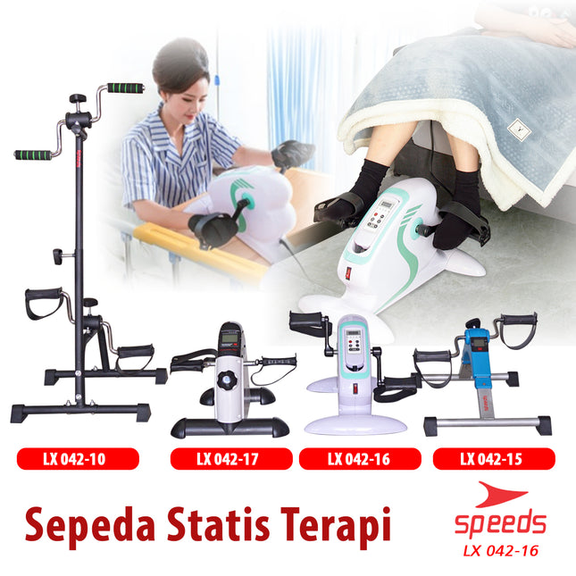 SPEEDS Sepeda Statis Terapi Sepeda Statis Mini Untuk Kaki Tangan Stroke Alat Terapi Kesehatan 042-16