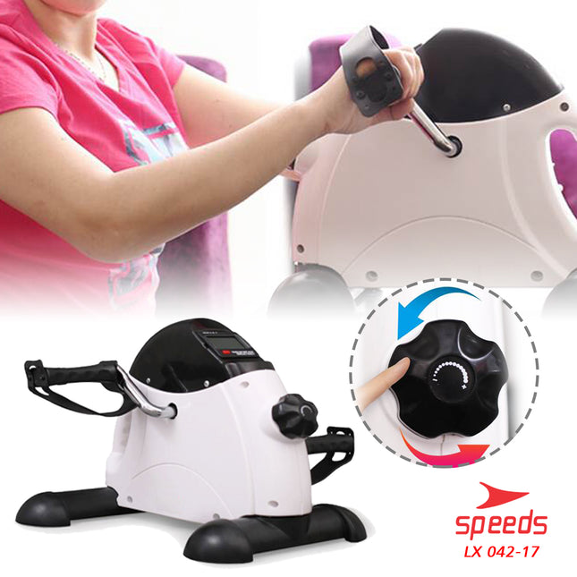 SPEEDS Mini Exercise Bike Mini Stationary Bike Health Therapy Tool 042-17
