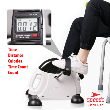 SPEEDS Mini Exercise Bike Mini Stationary Bike Health Therapy Tool 042-17