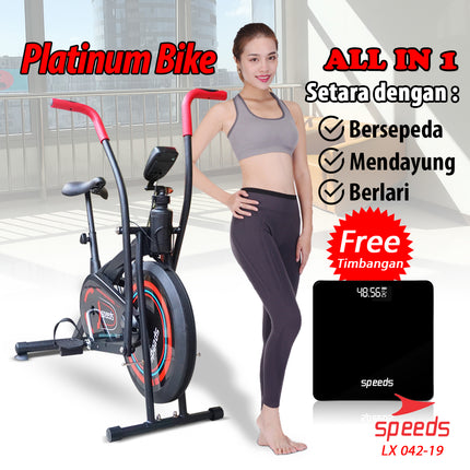 SPEEDS Platinum Stationary Bike Spinning Bike Home Fitness Bike 042-19