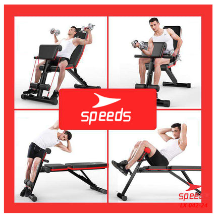 SPEEDS DUMBELL SIT UP BOARD DUMBELL Stoll BENCH Gym Fitness Equipment Chair 042-24